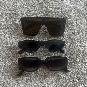 Amazon Women's Black Sunglasses Set